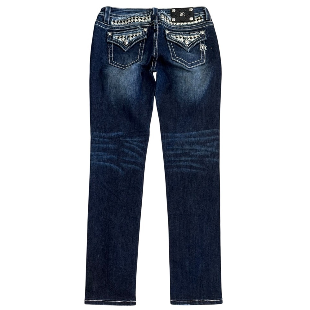📌Miss Me Mid-Rise Skinny Jeans Women’s 30 NWOT Dark Wash Stretch 31 Inseam Denim
